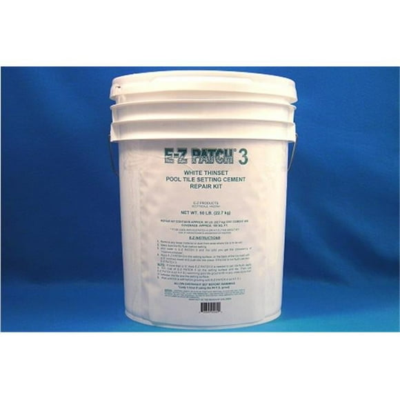 EZ Products  50 No. WHITE THINSET TILE SETTING CEMENT  50 LB EACH