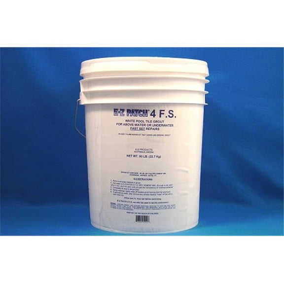 EZ Products EZP-144 50 No. WHITE POOL TILE GROUT & SET - FAST SET 50 LB EACH