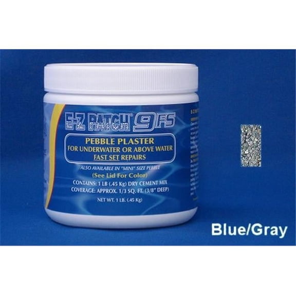 EZ Products EZP-487 3 No. PEBBLE PLASTER FAST SET - BLUE-GRAY EACH