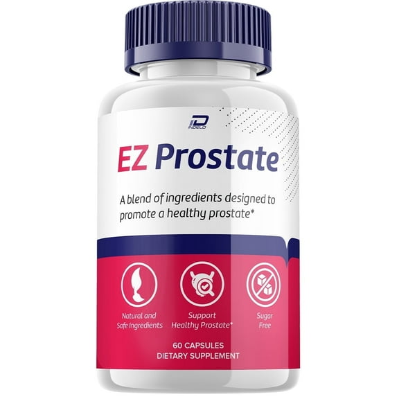 EZ Prostate Supplement for Men – EZ Prostate Pills Advanced Formula, Advanced Formula Supplements, 1 Pack, 60 Capsules
