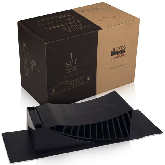 EZ RV Leveler RV Leveling Blocks (Single Axle) Camper Leveling Blocks - RV Leveling Ramps - Essential Leveling Blocks for RVs – Perfect RV Levelers for Your RV Leveling System Blocks - Camper Leveler