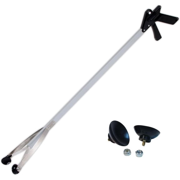 EZ Reacher 20" with Pair Replacement Rubber Gripper Cups (Bundle, 2 Items)