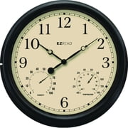 Headwind 15" Indoor/Outdoor Clock-Black w/Imperial Numbers, 850-0057