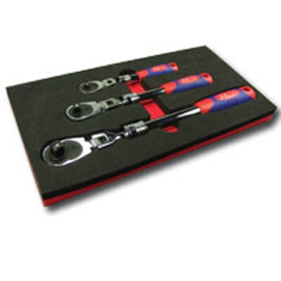 EZ Red MR482 3 Pc Ratchet Set
