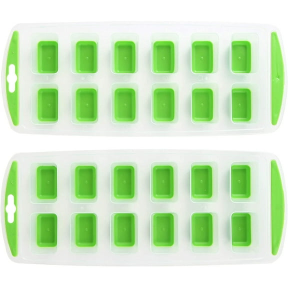 EZ Release Large Cavity Ice Cube Tray, Set of 2