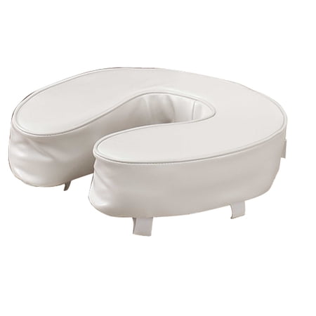 EZ Rise Cushioned Toilet Seat, Straps For Secure Fit, Vinyl – Fits Standard Size 16” Toilet Seat