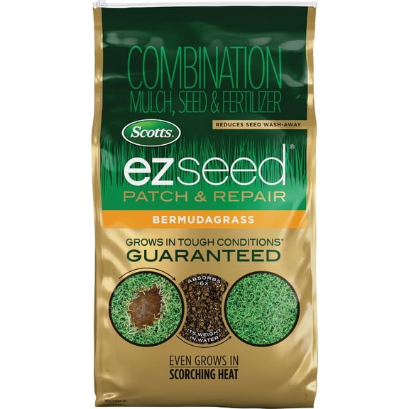 Scotts EZ Seed Bermuda Grass Seeds, 10 lbs - Drought-Tolerant