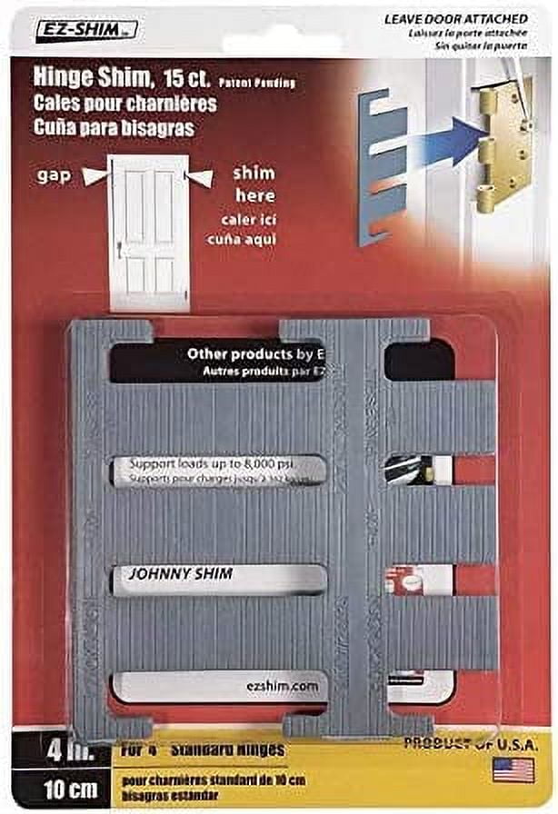 EZSHIM HS400BP 4" Hinge Shim (15 Pack)