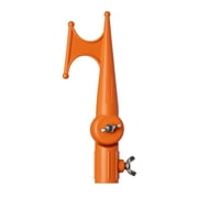 Handy Hook, Multi-Purpose Utility Hook, Adjustable Elbow, Screw on to Standard Thread Extension Pole for Hanging Bird Feeders, Christmas Lights, Ropes, Boats, Pool, and More