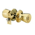 thumbnail image 1 of EZ-Set 100T-GN ENTRY KA-5,KA-100 Mobile Home Entrance Lock Set - Polished Brass (US3), 1 of 2
