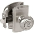 thumbnail image 1 of EZ-Set BP-100T-SN Santo Single Cylinder Keyed Entry Door Knob Set from the Italian Collection, 1 of 1