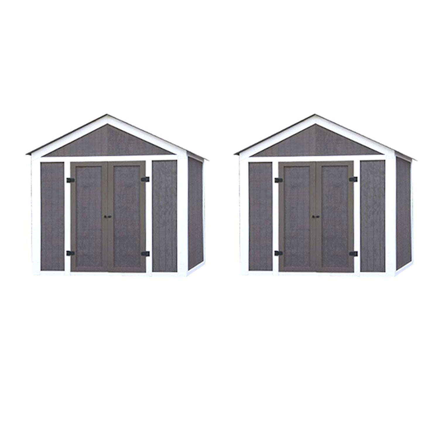 EZ-FIT SHEDS EZ Shed 3 Size Bracket Framer 7' x 8' DIY Framing Kit, Peak Style (2 Pack)