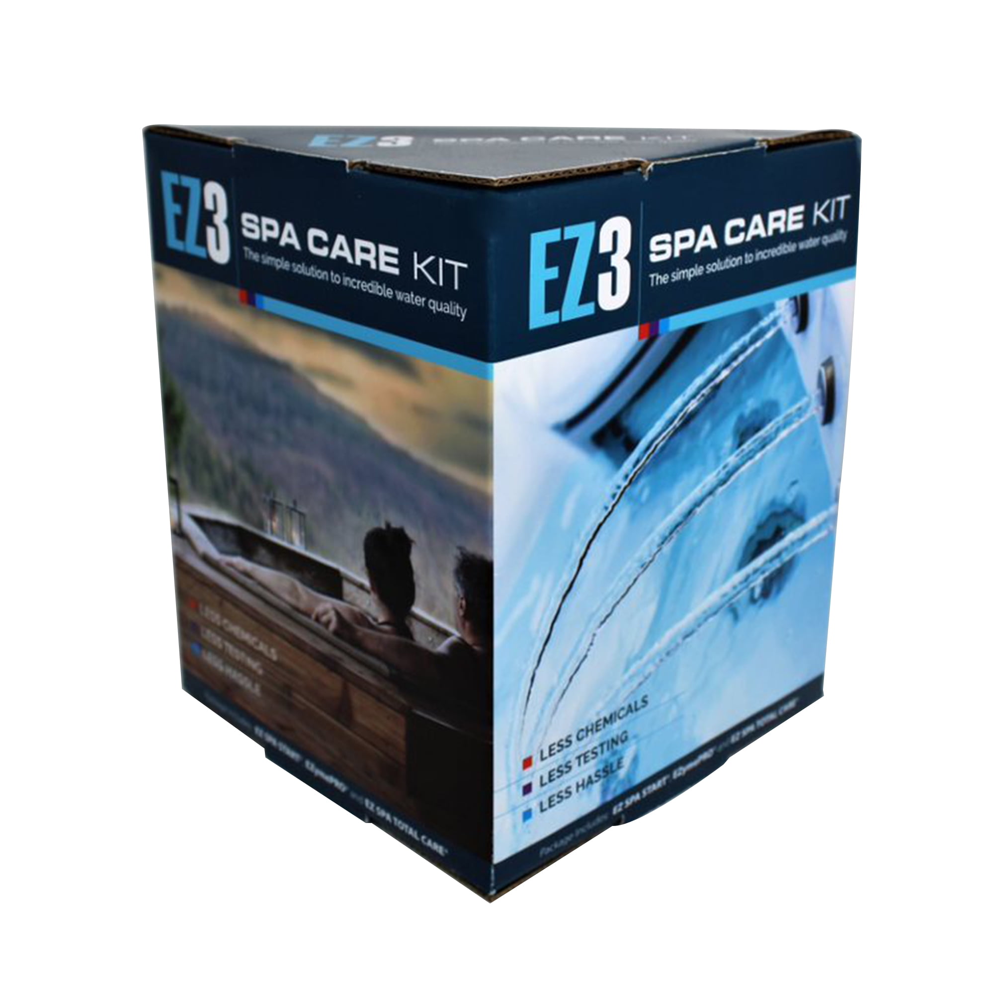 EZ3 Blue Granular Spa Care Kit for Pools and Hot Tubs