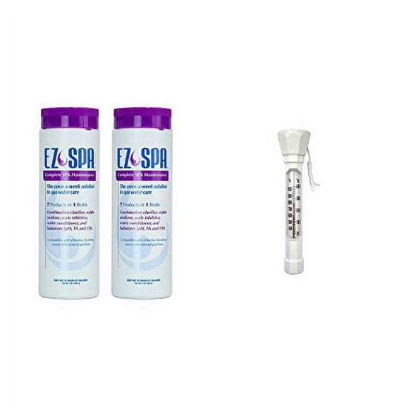 EZ Spa Total Hot Tub Care 2lb - 2 Pack with Free Thermometer