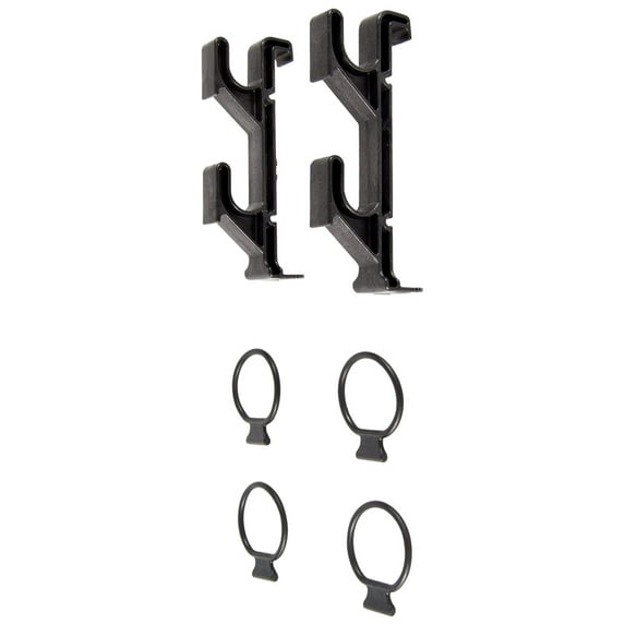 EZ-Stow Hauler Tool Holder - 2 Pack - Black - Compatible with Cub Cadet & More