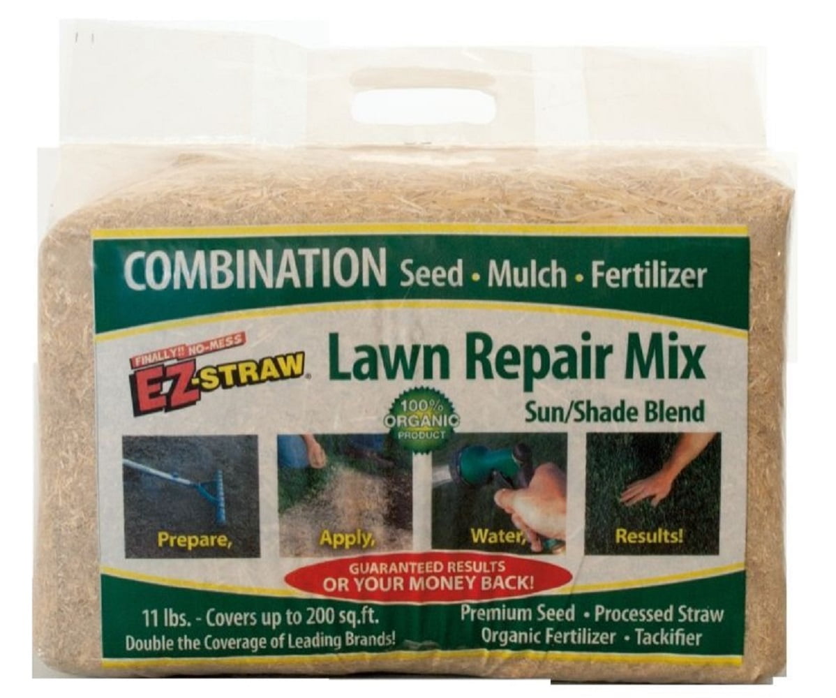 EZ-Straw MLEZTURFT11 Lawn Repair Tall Fescue Grass Seed Mix 11 lb.