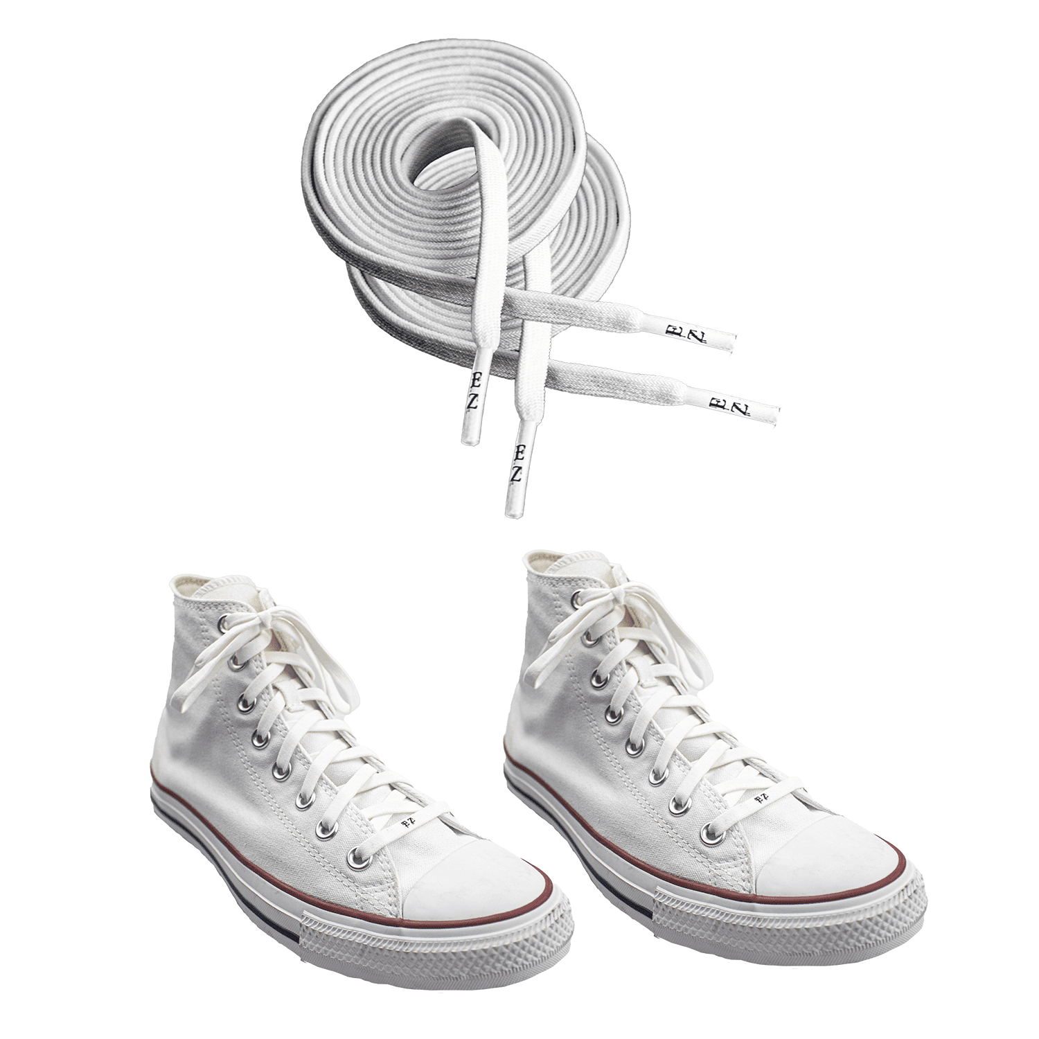 Elastic Laces Converse High Tops Laces Length 1Pair 15MM Wide