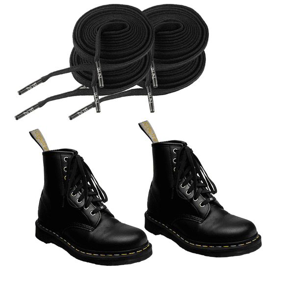 EZ Stretch slip on shoe laces pair, Elastic flat stretchy shoe laces, 63 in Length