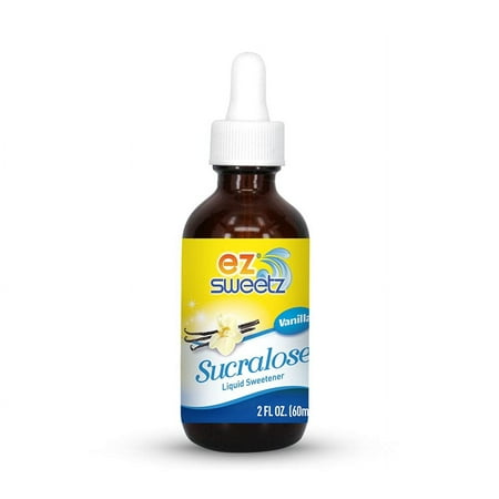 EZ-Sweetz Flavored Sucralose Drops | Vanilla Flavor | 2.0 oz Bottle (800 Servings), 1-Pack