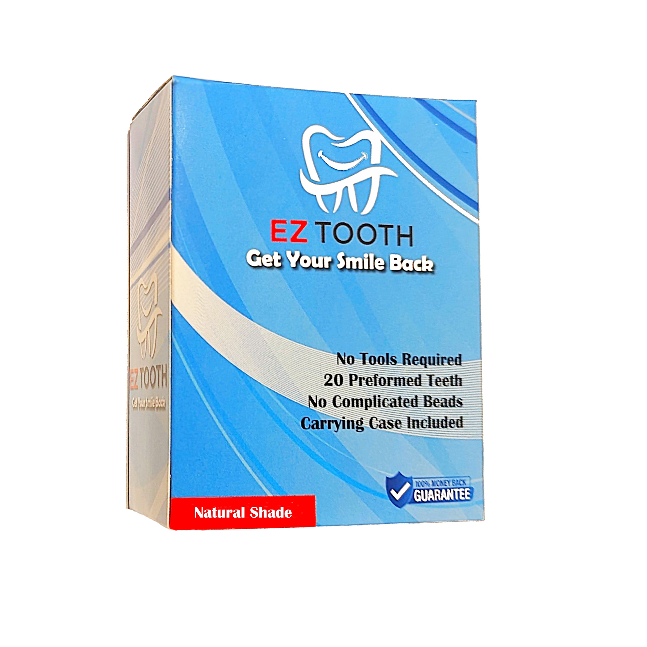 EZ Tooth Preformed Temporary Artificial Tooth, Natural Shade