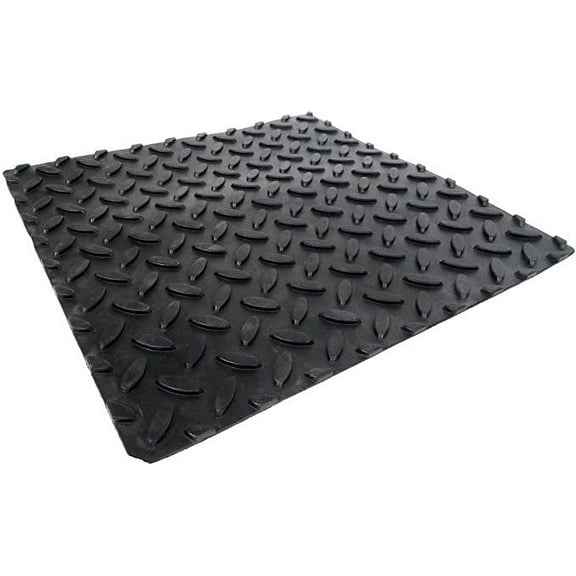 EZ Travel Distribution Rubber Square Step Grip Mat 12" x 12" Self-Adhesive