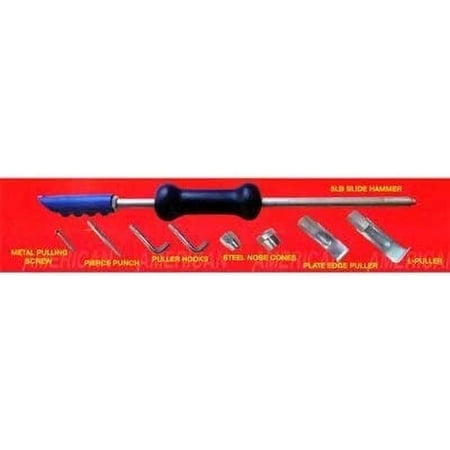EZ Travel Distribution Slide Hammer Dent and Axle Puller Removal Set, 9 Piece