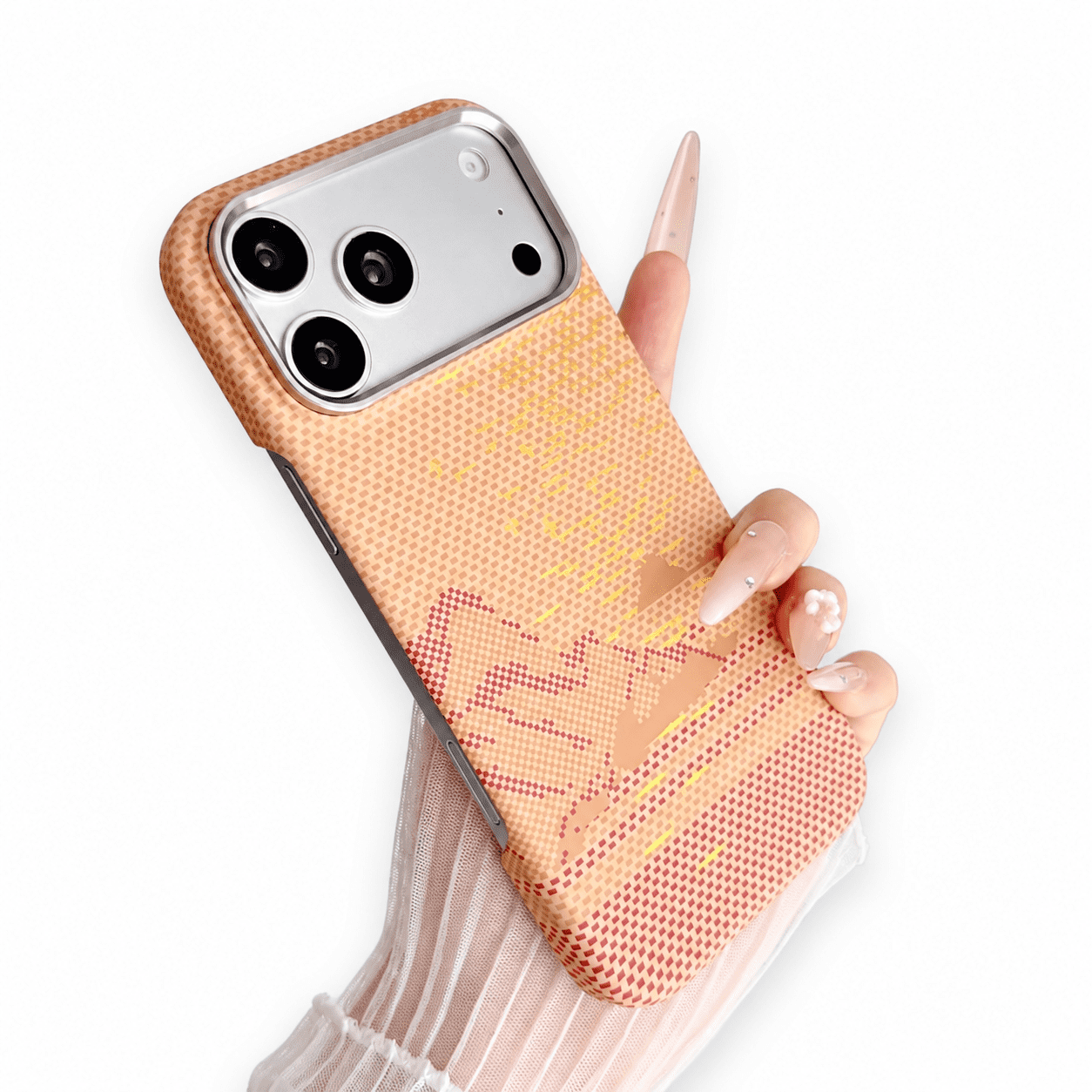 EZ-VTM For iPhone 17 Pro Max Aramid Texture Mountain Case with Raised ...