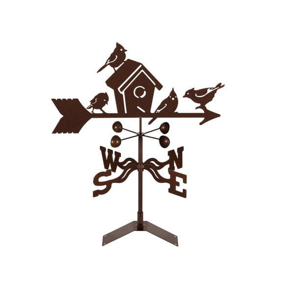EZ Vane Birdhouse Weathervane | Roof Mount | 14 Gauge Steel | Sealed Ball Bearings | Home or Garden