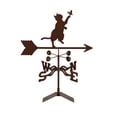 thumbnail image 1 of EZ Vane Cat & Butterfly Weathervane — Roof Mount, Wind Cups, Antique Copper Finish, Steel with Durable Triple Powder Coating, Handcrafted in USA, 1 of 7