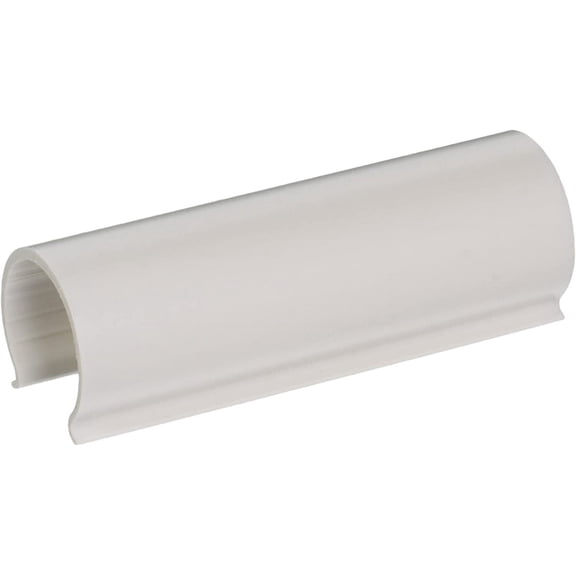 EZ White Snap Clamp 1 1/4 Inch X 4 Inches Wide for 1 1/4Inch PVC Pipe 10 Per Bag1