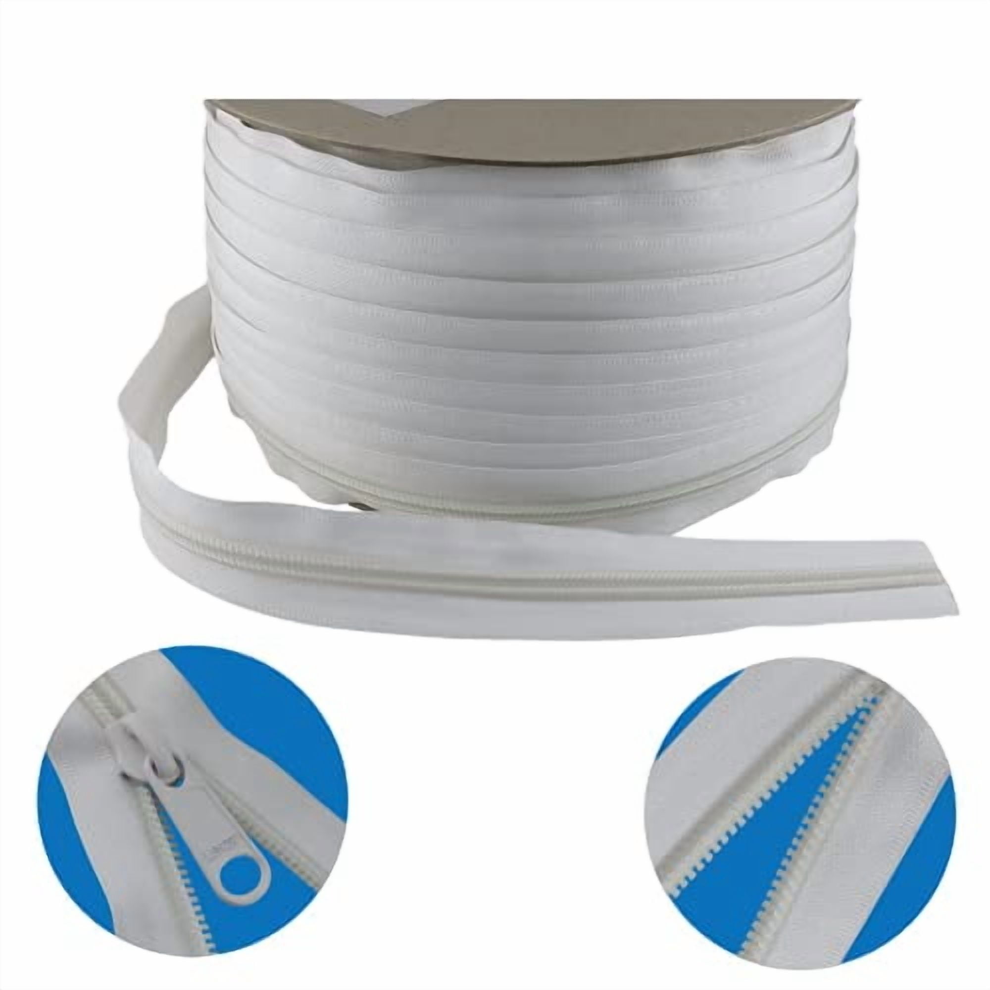 EZ-Xtend #10 Lenzip Chain Ziplon Coil Zipper by The Yard with Non ...
