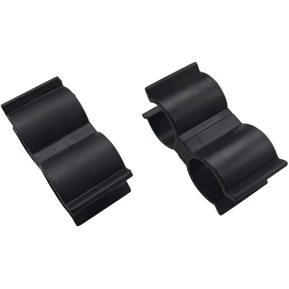 EZ-Xtend Bimini Top Pole Clips 7/8"- Boat Accessory 2.5" x 1" x 1.25" (Pk of 2, Black, 7/8")