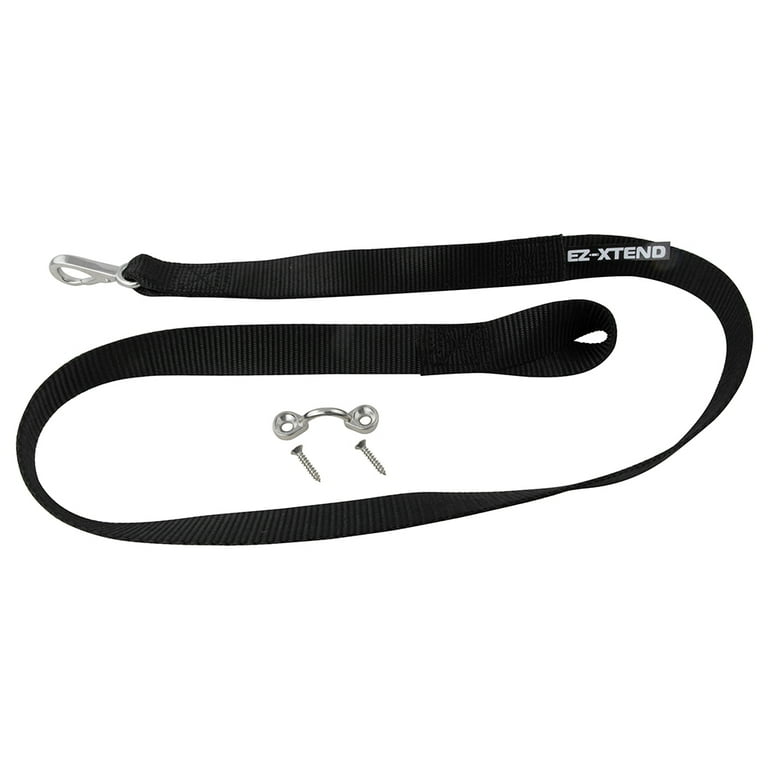 EZ-Xtend Pontoon Ladder Pull Up Strap Using Snap Hook System