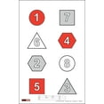 thumbnail image 1 of 25 EZ2C Targets Style 25:Acquisition and Recognition. USA Made. Shooting Range Paper Targets (25 Pack) Tactical Training 11" x 17", 1 of 2