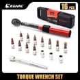 thumbnail image 1 of EZARC 16pcs 1/4'' Torque Wrench Set with Double Scale 2-20Nm Precise Ratchet Wrench Repair Spanner Key Bicycle Maintenance Kit, 1 of 7