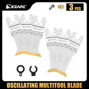 EZARC 6pc Titanium Oscillating Multitool Blades Long Cut Saw Blades Speed Cutting for Wood, Metal and Hard Material, 6-Pack