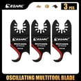 EZARC Oscillating Multi tool Hook Knife Blade, 3PCS Multitool Saw