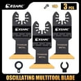 EZARC Multipurpose Titanium Oscillating Multitool Blade for Wood, Metal