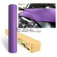 thumbnail image 1 of EZAUTOWRAP 3D Carbon Fiber Textured Purpel Car Vinyl Wrap Sticker Decal Film Sheet Decoration, 1 of 8