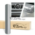 thumbnail image 1 of EZAUTOWRAP 4D Carbon Fiber Textured Silver Semi Gloss Car Vinyl Wrap Sticker Decal Film Sheet Decoration With Air Release Techology, 1 of 8