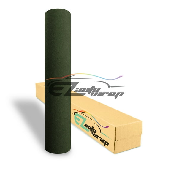 EZAUTOWRAP Army Green Velvet Suede Texture Cabinet Car Vinyl Wrap Vehicle Sticker Decal Film Sheet Furniture Decoration Peel And Stick