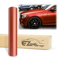 thumbnail image 1 of EZAUTOWRAP Brushed Aluminum Red Car Vinyl Wrap Vehicle Sticker Decal Film Sheet With Air Release Technology Peel And Stick, 1 of 8