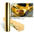thumbnail image 1 of EZAUTOWRAP Chrome Brushed Aluminum Gold Car Vinyl Wrap Vehicle Sticker Decal Film Sheet With Air Release Technology Peel And Stick, 1 of 7