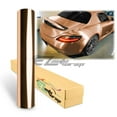 thumbnail image 1 of EZAUTOWRAP Chrome Brushed Aluminum Rose Gold Car Vinyl Wrap Vehicle Sticker Decal Film Sheet With Air Release Technology Peel And Stick, 1 of 7