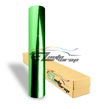 EZAUTOWRAP Chrome Green Mirror Vinyl Wrap Sticker Decal Film Sheet Car Vehicle With Air Release Technology