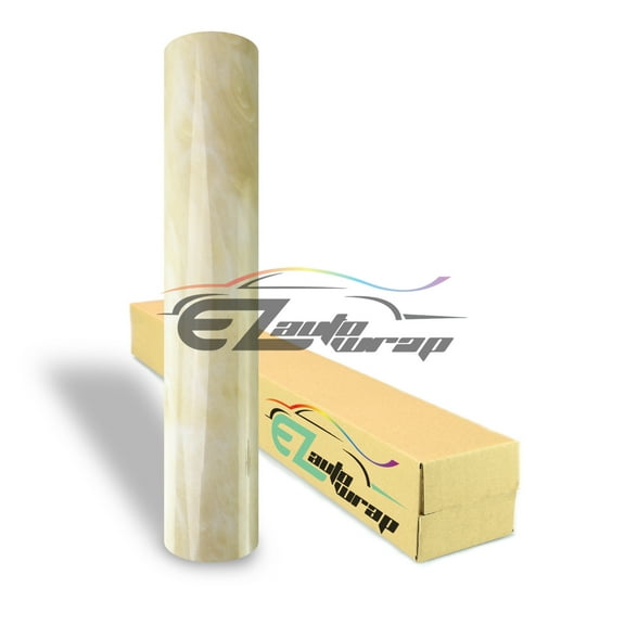 EZAUTOWRAP Gloss Faux Marble Granite Glossy Vinyl Wrap Wallpaper Sticker Decal Film Sheet Roll Counter Top Furniture Home Decoration D28