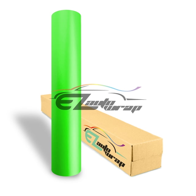 EZAUTOWRAP Matte Green Car Vinyl Wrap Vehicle Sticker Decal Film Sheet ...