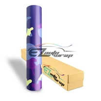 EZAUTOWRAP Purple Forest Camo Camouflage Car Vinyl Wrap Vehicle Sticker Decal Film Sheet Furniture Cabinet Decoration Peel And Stick