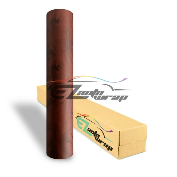 EZAUTOWRAP Wood Bubinga Grain Vinyl Wrap Sticker Decal Sheet Film for Car Furniture Home Office Kitchen Cabinet Wallpaper Decoration#1300