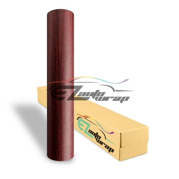 EZAUTOWRAP Wood Grain Teak Textured Vinyl Wrap Sticker Decal Sheet Film for Car Furniture Home Office Kitchen Cabinet Wallpaper Decoration#1550